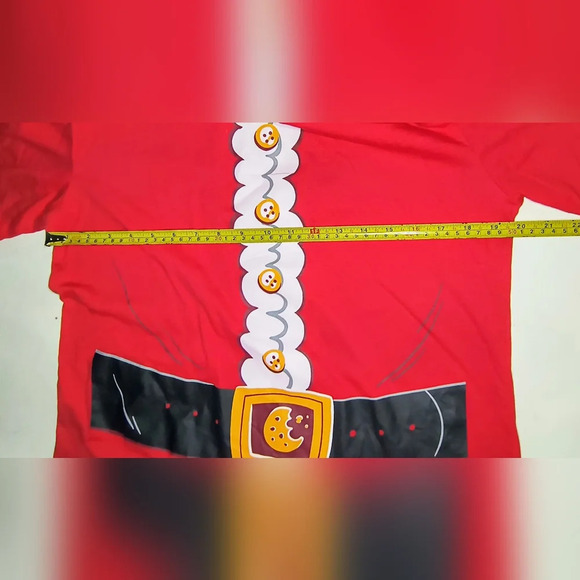 Mad Engine Men's Santa Claus Christmas Festive Holiday Tee Shirt, L - Picture 5 of 6